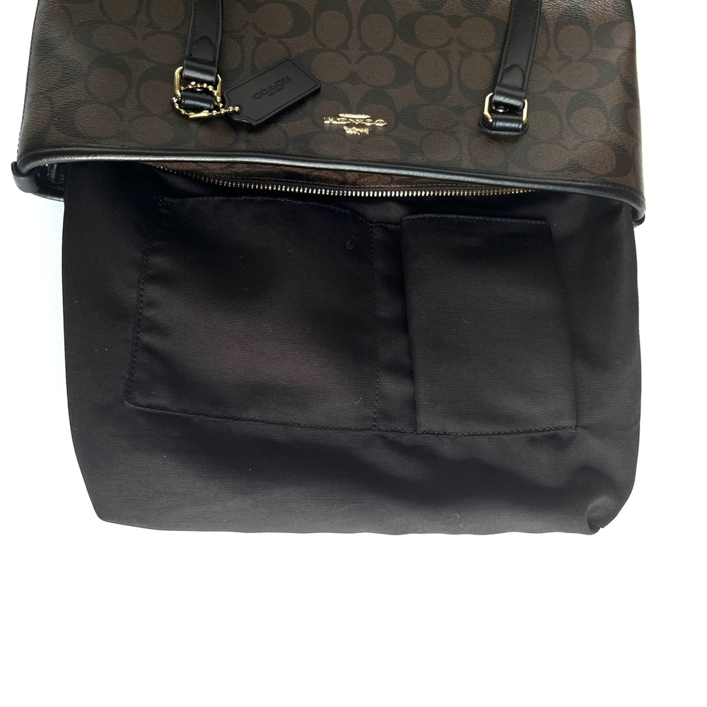 Coach Signature | Zip Top | Tote Bag - Picture 13 of 17
